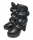 DSQUARED2ディースクエアード）の古着「ロングブーツ」｜ブラック