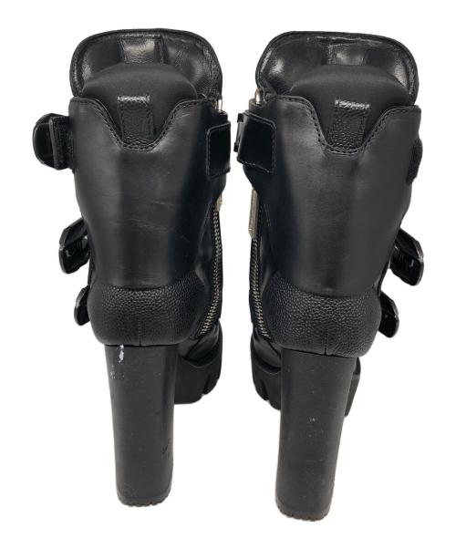 DSQUARED2（ディースクエアード）DSQUARED2 (ディースクエアード) ロングブーツ ブラック サイズ:36の古着・服飾アイテム