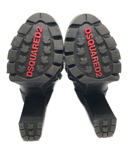 DSQUARED2（ディースクエアード）DSQUARED2 (ディースクエアード) ロングブーツ ブラック サイズ:36の古着・服飾アイテム