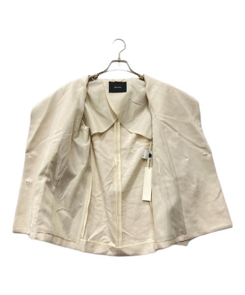 allureville（アルアバイル）allureville (アルアバイル) ダブルジャケット アイボリー サイズ:1の古着・服飾アイテム