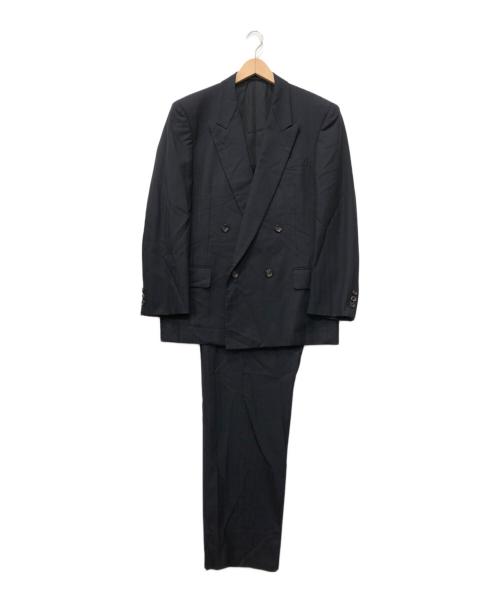 COMME des GARCONS HOMME DEUX（コムデギャルソン オム ドゥ）COMME des GARCONS HOMME DEUX (コムデギャルソン オム ドゥ) ダブルブレスト ストライプセットアップ ブラック サイズ:Sの古着・服飾アイテム