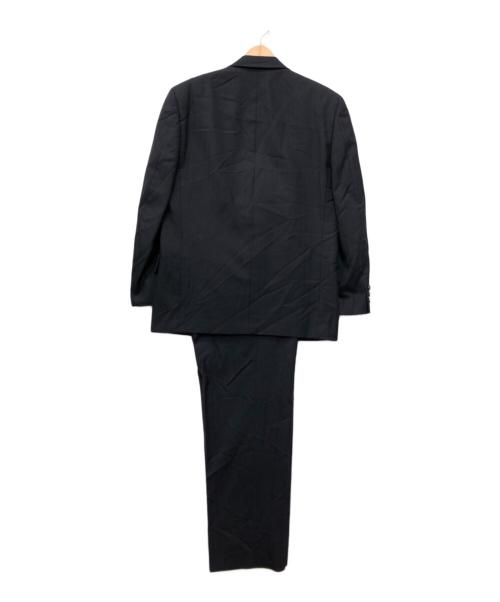 COMME des GARCONS HOMME DEUX（コムデギャルソン オム ドゥ）COMME des GARCONS HOMME DEUX (コムデギャルソン オム ドゥ) ダブルブレスト ストライプセットアップ ブラック サイズ:Sの古着・服飾アイテム