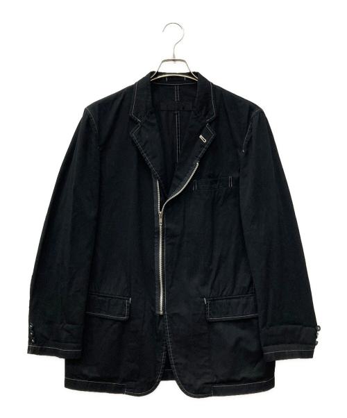 COMME des GARCONS HOMME（コムデギャルソン オム）COMME des GARCONS HOMME (コムデギャルソン オム) コットンステッチジャケット ブラック サイズ:Lの古着・服飾アイテム