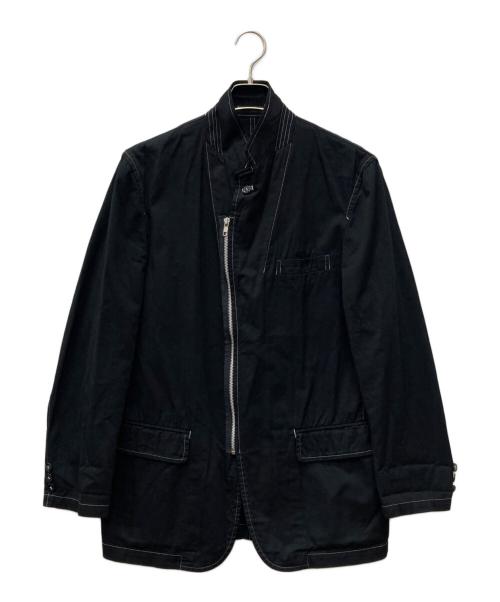 COMME des GARCONS HOMME（コムデギャルソン オム）COMME des GARCONS HOMME (コムデギャルソン オム) コットンステッチジャケット ブラック サイズ:Lの古着・服飾アイテム