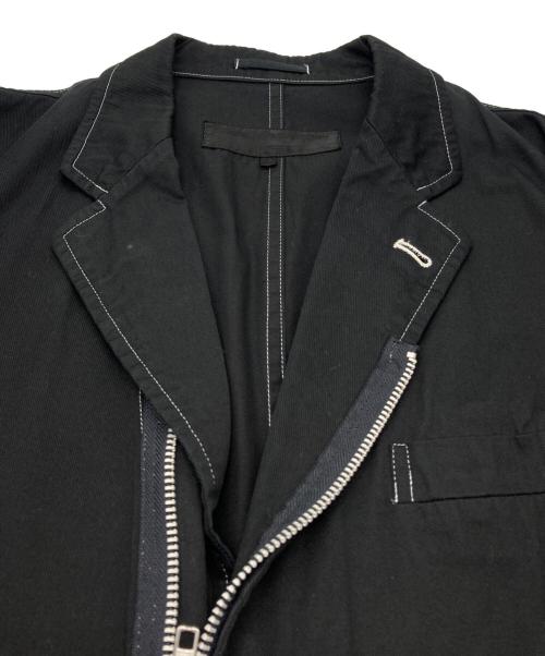COMME des GARCONS HOMME（コムデギャルソン オム）COMME des GARCONS HOMME (コムデギャルソン オム) コットンステッチジャケット ブラック サイズ:Lの古着・服飾アイテム