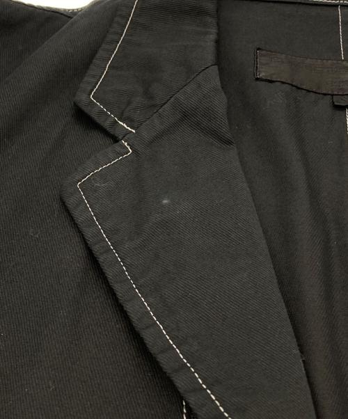 COMME des GARCONS HOMME（コムデギャルソン オム）COMME des GARCONS HOMME (コムデギャルソン オム) コットンステッチジャケット ブラック サイズ:Lの古着・服飾アイテム