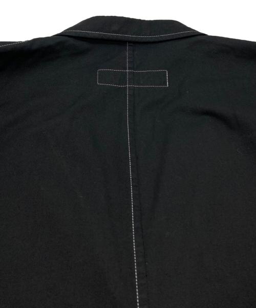 COMME des GARCONS HOMME（コムデギャルソン オム）COMME des GARCONS HOMME (コムデギャルソン オム) コットンステッチジャケット ブラック サイズ:Lの古着・服飾アイテム