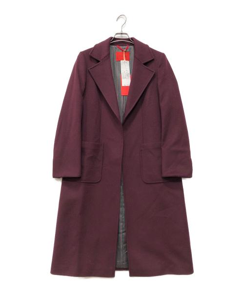 MAX&Co.（マックスアンドコー）MAX&Co. (マックスアンドコー) ラナウェイコート バーガンディー サイズ:42の古着・服飾アイテム