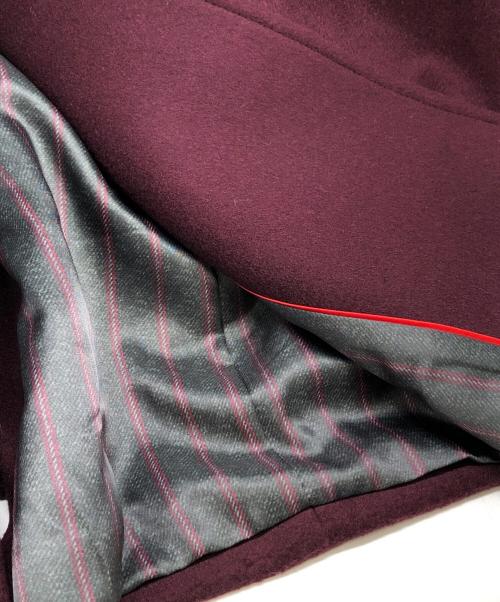 MAX&Co.（マックスアンドコー）MAX&Co. (マックスアンドコー) ラナウェイコート バーガンディー サイズ:42の古着・服飾アイテム