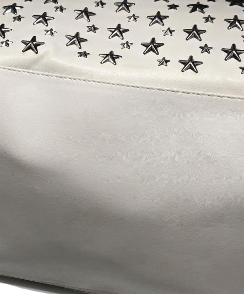 JIMMY CHOO（ジミーチュウ）JIMMY CHOO (ジミーチュウ) スタースタッズレザートートバッグ ベージュ サイズ:下記参照の古着・服飾アイテム