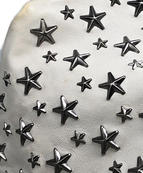 JIMMY CHOO（ジミーチュウ）JIMMY CHOO (ジミーチュウ) スタースタッズレザートートバッグ ベージュ サイズ:下記参照の古着・服飾アイテム