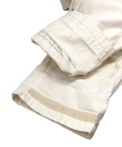 NIGEL CABOURN LYBRO（ナイジェルケーボン ライブロ）NIGEL CABOURN LYBRO (ナイジェルケーボン ライブロ) NAVAL DUNGAREE CANVAS ホワイト サイズ:44の古着・服飾アイテム