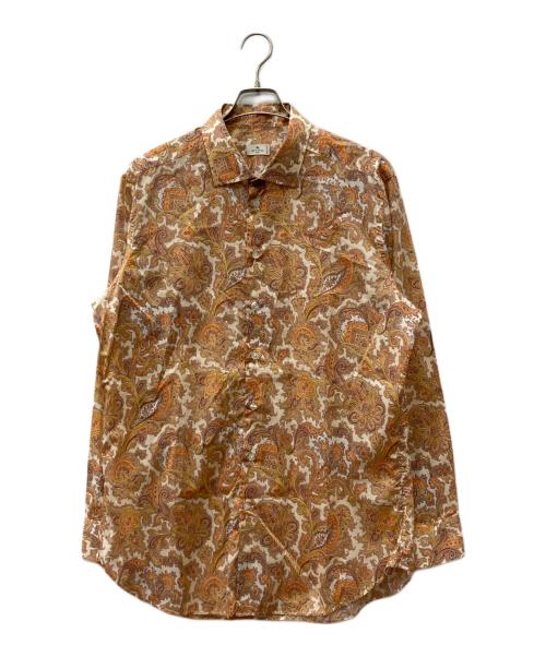 ETRO（エトロ）ETRO (エトロ) ペイズリー柄シャツ ベージュ サイズ:44の古着・服飾アイテム