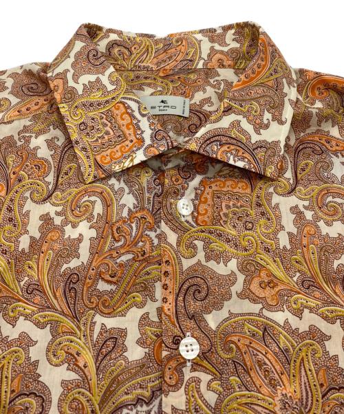 ETRO（エトロ）ETRO (エトロ) ペイズリー柄シャツ ベージュ サイズ:44の古着・服飾アイテム