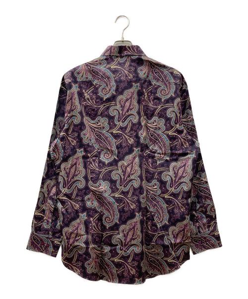 ETRO（エトロ）ETRO (エトロ) ペイズリー柄シャツ パープル サイズ:43の古着・服飾アイテム