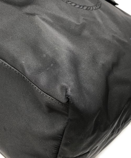 PRADA（プラダ）PRADA (プラダ) レザーナイロンコンビリボントートバッグ ブラック サイズ:下記参照の古着・服飾アイテム