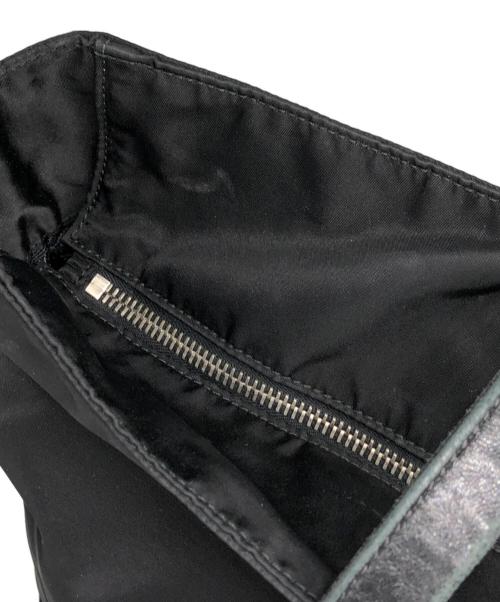 PRADA（プラダ）PRADA (プラダ) レザーナイロンコンビリボントートバッグ ブラック サイズ:下記参照の古着・服飾アイテム