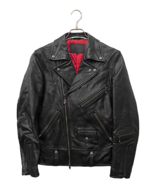 JACKROSE VINTAGE（ジャックローズヴィンテージ）jackrose vintage (ジャックローズヴィンテージ) ダブルライダースジャケット ブラック サイズ:3の古着・服飾アイテム