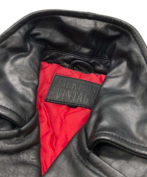 JACKROSE VINTAGE（ジャックローズヴィンテージ）jackrose vintage (ジャックローズヴィンテージ) ダブルライダースジャケット ブラック サイズ:3の古着・服飾アイテム