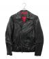 jackrose vintage（ジャックローズヴィンテージ）の古着「ダブルライダースジャケット」｜ブラック
