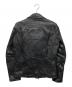 jackrose vintage (ジャックローズヴィンテージ) ダブルライダースジャケット ブラック サイズ:3：18000円