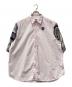 RAF SIMONS（ラフシモンズ）の古着「Boxy shirt with short printed sleeve」｜ピンク