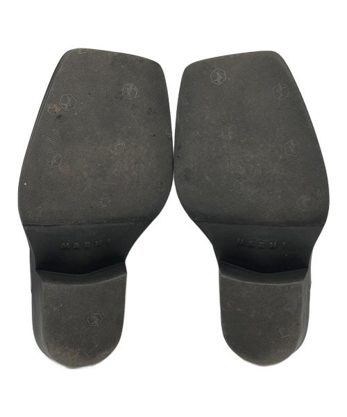 MARNI（マルニ）MARNI (マルニ) レザー チェルシーブーツ ブラック サイズ:37の古着・服飾アイテム