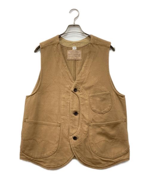 Pherrow's（フェローズ）PHERROW'S (フェローズ) ワークベスト ブラウン サイズ:42の古着・服飾アイテム