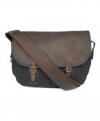 Barbourバブアー）の古着「WAX LEATHER TARRAS」｜ブラウン