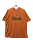 AAAトリプルエー）の古着「狂気プリントTシャツ」｜ブラウン