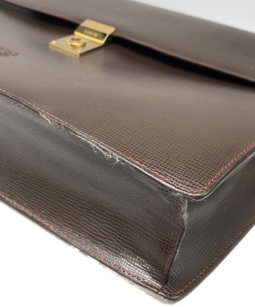 LOEWE（ロエベ）LOEWE (ロエベ) アナグラムブリーフバッグ ブラウン サイズ:下記参照の古着・服飾アイテム