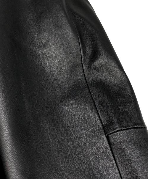 BURBERRY BLACK LABEL（バーバリーブラックレーベル）BURBERRY BLACK LABEL (バーバリーブラックレーベル) 2Bレザージャケット ブラック サイズ:Sの古着・服飾アイテム