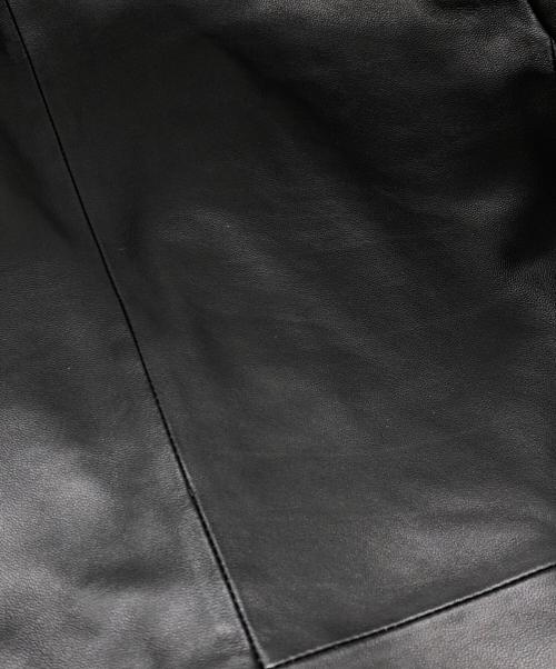 BURBERRY BLACK LABEL（バーバリーブラックレーベル）BURBERRY BLACK LABEL (バーバリーブラックレーベル) 2Bレザージャケット ブラック サイズ:Sの古着・服飾アイテム