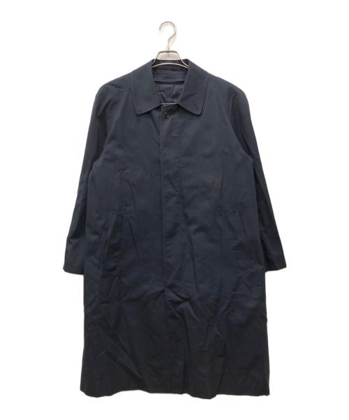 Burberry's（バーバリーズ）Burberry's (バーバリーズ) ライナー付き裏ノヴァチェックステンカラーコート ネイビー サイズ:下記参照の古着・服飾アイテム