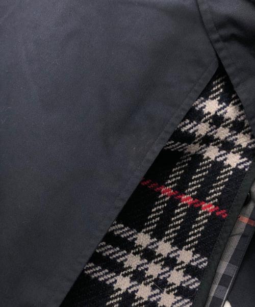 Burberry's（バーバリーズ）Burberry's (バーバリーズ) ライナー付き裏ノヴァチェックステンカラーコート ネイビー サイズ:下記参照の古着・服飾アイテム