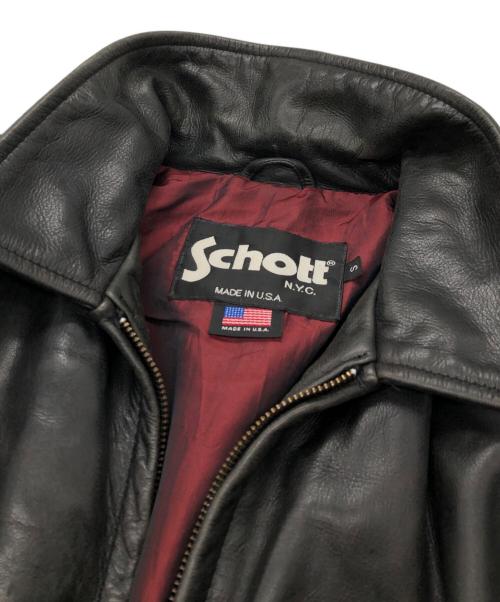 shott（ショット）shott (ショット) レザージャケット ブラック サイズ:Sの古着・服飾アイテム