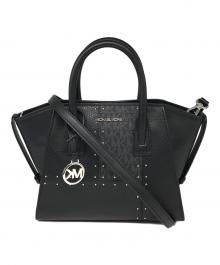 MICHAEL KORS（マイケル・コース）の古着「パッチワーク スモールサッチェル」｜ブラック