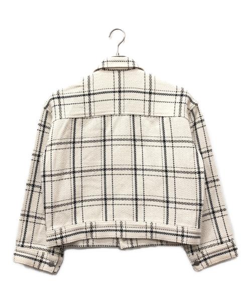 GALERIE VIE（ギャルリーヴィー）GALERIE VIE (ギャルリーヴィー) ビンテージラグ ツータックジャケット ベージュ サイズ:Fの古着・服飾アイテム