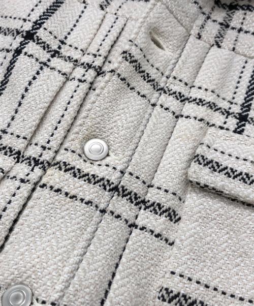 GALERIE VIE（ギャルリーヴィー）GALERIE VIE (ギャルリーヴィー) ビンテージラグ ツータックジャケット ベージュ サイズ:Fの古着・服飾アイテム