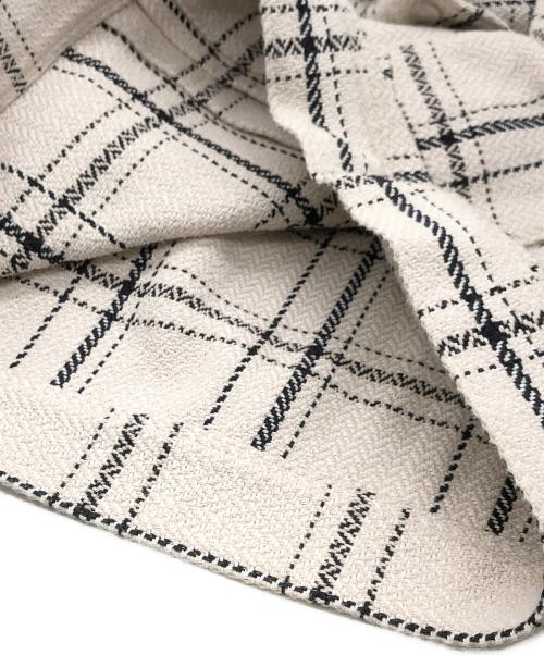 GALERIE VIE（ギャルリーヴィー）GALERIE VIE (ギャルリーヴィー) ビンテージラグ ツータックジャケット ベージュ サイズ:Fの古着・服飾アイテム