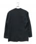 ISSEY MIYAKE (イッセイミヤケ) ノーカラージャケット ブラック サイズ:M：17000円