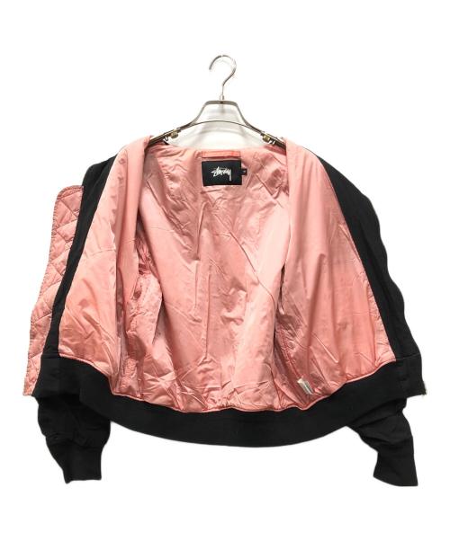 stussy（ステューシー）stussy (ステューシー) ジップブルゾン ブラック サイズ:Mの古着・服飾アイテム