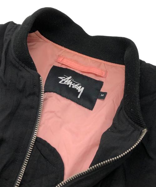 stussy（ステューシー）stussy (ステューシー) ジップブルゾン ブラック サイズ:Mの古着・服飾アイテム