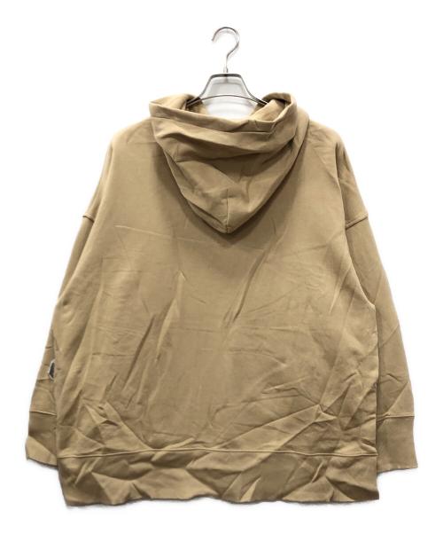 POLO RALPH LAUREN（ポロ・ラルフローレン）POLO RALPH LAUREN (ポロ・ラルフローレン) レースアッププルオーバーパーカー ベージュ サイズ:XSの古着・服飾アイテム