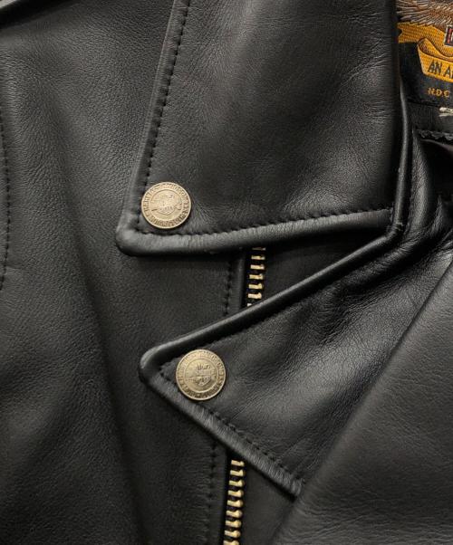 HARLEY-DAVIDSON（ハーレーダビッドソン）HARLEY-DAVIDSON (ハーレーダビッドソン) ライダースジャケット ブラック サイズ:下記参照の古着・服飾アイテム