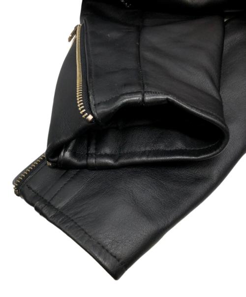 HARLEY-DAVIDSON（ハーレーダビッドソン）HARLEY-DAVIDSON (ハーレーダビッドソン) ライダースジャケット ブラック サイズ:下記参照の古着・服飾アイテム