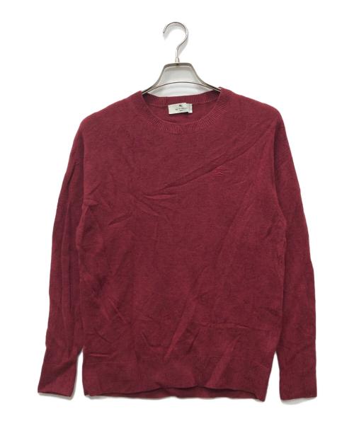 ETRO（エトロ）ETRO (エトロ) ペイズリークルーネックニット レッド サイズ:Lの古着・服飾アイテム