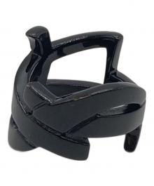 Saint Laurent Paris（サンローランパリ）の古着「モノグラムリング」｜ブラック