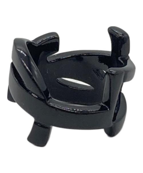 Saint Laurent Paris（サンローランパリ）Saint Laurent Paris (サンローランパリ) モノグラムリング ブラック サイズ:5号の古着・服飾アイテム