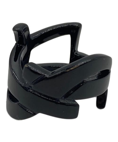 Saint Laurent Paris（サンローランパリ）Saint Laurent Paris (サンローランパリ) モノグラムリング ブラック サイズ:5号の古着・服飾アイテム